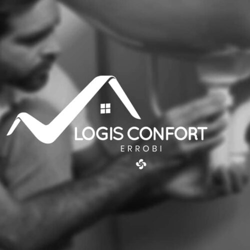 creation logo plombier logis confort pays basque 1