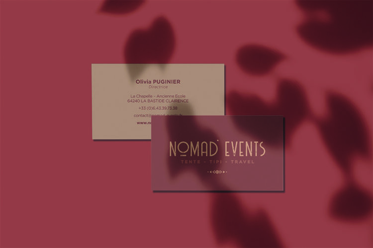 creation carte de visite nomad events 1